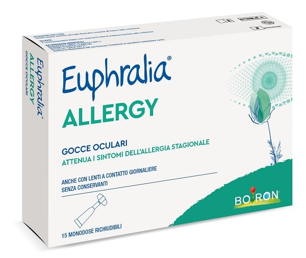 GOCCE OCULARI EUPHRALIA ALLERGY 15 MONODOSE - Farmacia De Pasquale