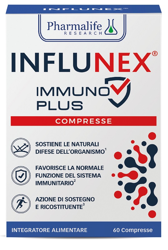 INFLUNEX IMMUNO PLUS 60 COMPRESSE - Farmacia De Pasquale