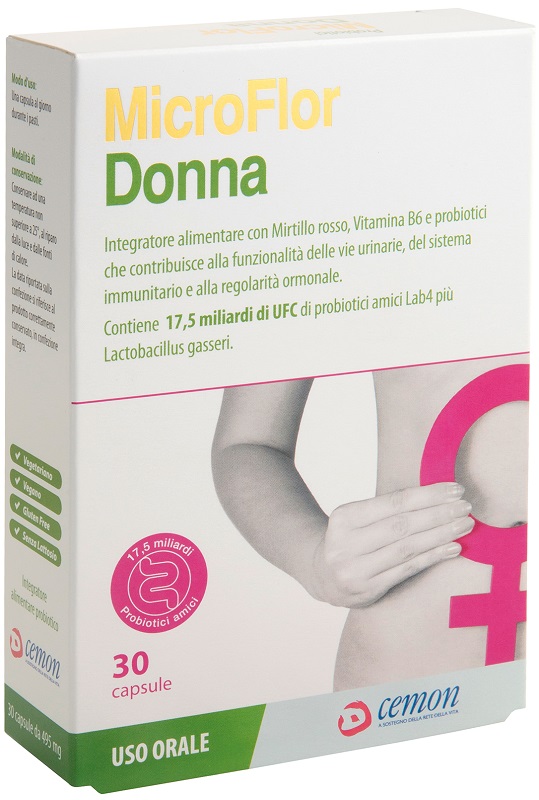 MICROFLOR DONNA 30 CAPSULE - Farmacia De Pasquale