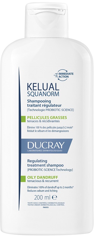 KELUAL SQUANORM SHAMPOO ANTI FORFORA GRASSA 200 ML - Farmacia De Pasquale