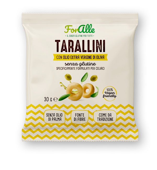FORALLE TARALLINI CON OLIO EXTRAVERGINE D'OLIVA 30 G - Farmacia De Pasquale