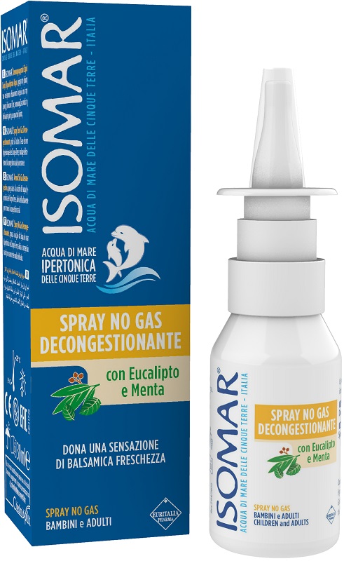 SPRAY NO GAS DECONGESTIONANTE ISOMAR 30 ML - Farmacia De Pasquale