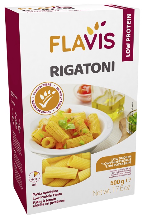 FLAVIS RIGATONI APROTEICI 500 G - Farmacia De Pasquale
