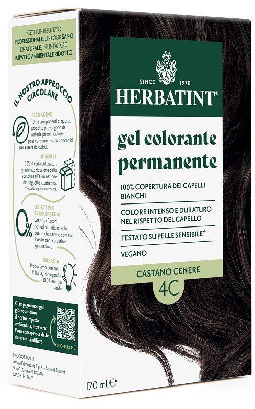 HERBATINT 4C CASTANO CENERE 170 ML - Farmacia De Pasquale