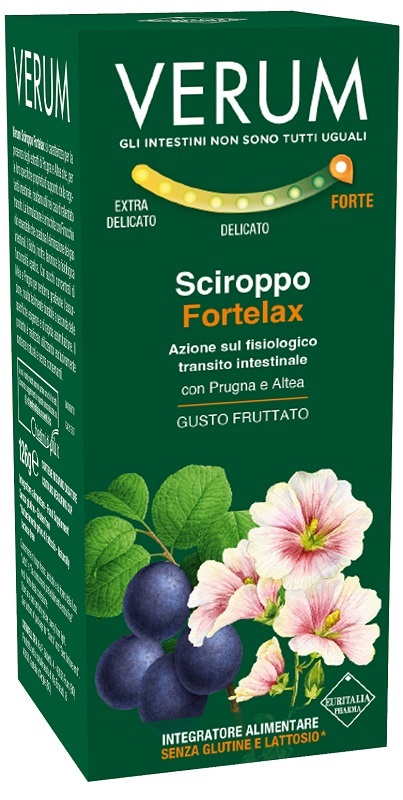 VERUM FORTELAX SCIROPPO FRUTTATO 126 G NEW - Farmacia De Pasquale