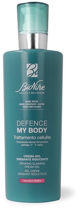 CREMA GEL DRENANTE RIDUCENTE DEFENCE MY BODY 400 ML - Farmacia De Pasquale