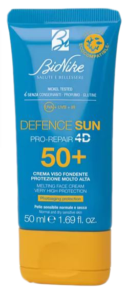 DEFENCE SUN 50+ CREMA VISO FONDENTE 50 ML - Farmacia De Pasquale