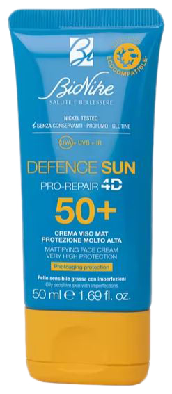 DEFENCE SUN 50+ CREMA VISO MAT 50 ML - Farmacia De Pasquale