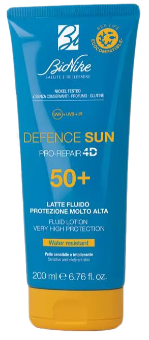 DEFENCE SUN 50+ LATTE FLUIDO 200 ML - Farmacia De Pasquale