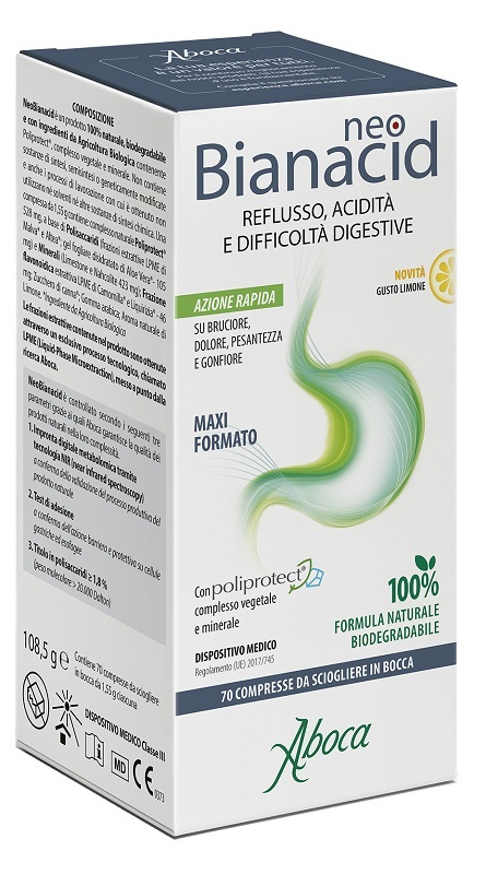 NEOBIANACID 70 COMPRESSE LIMONE - Farmacia De Pasquale