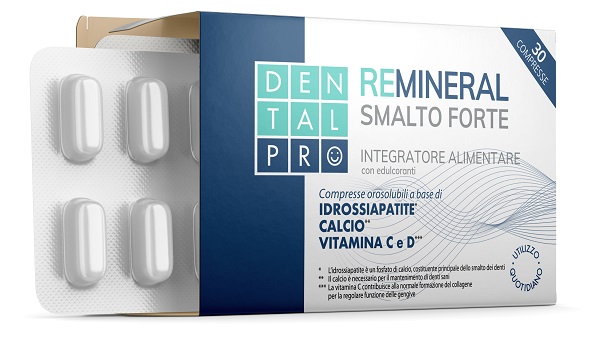 DENTALPRO REMINERAL SMALTO FORTE 30 COMPRESSE - Farmacia De Pasquale