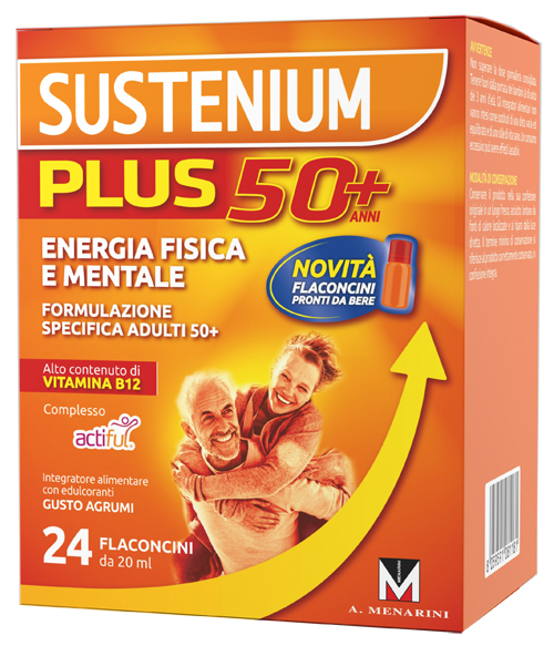 SUSTENIUM PLUS 50+ 24 FLACONCINI - Farmacia De Pasquale