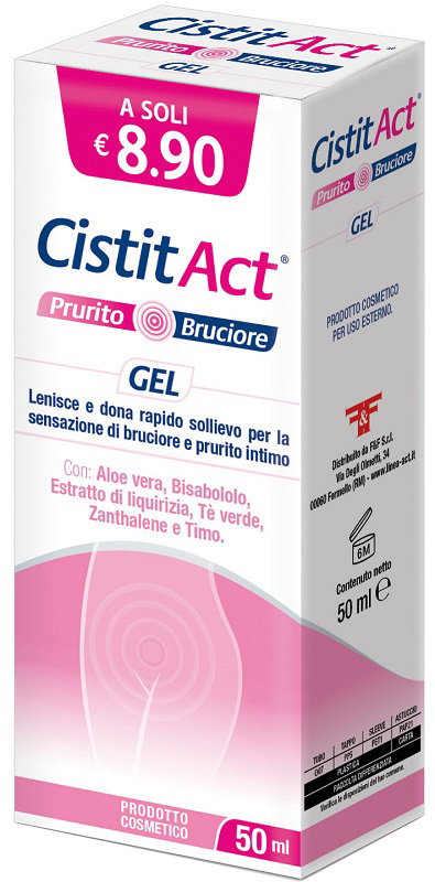 CISTIT ACT GEL PRURITO INTIMO 50 ML - Farmacia De Pasquale