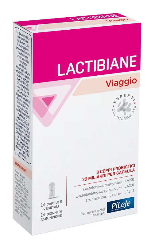 LACTIBIANE VIAGGIO 14 CAPSULE VEGETALI - Farmacia De Pasquale