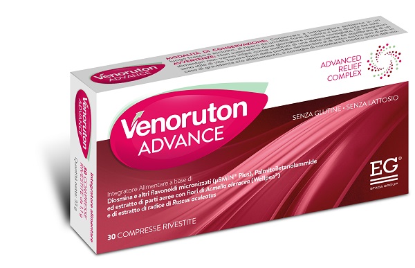 VENORUTON ADVANCE 30 COMPRESSE RIVESTITE DA 1,1 G SENZA GLUTINE SENZA LATTOSIO - Farmacia De Pasquale