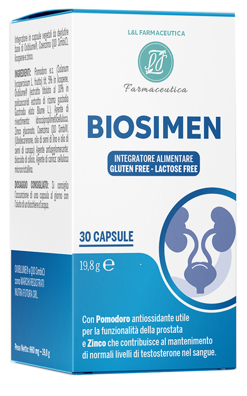 BIOSIMEN 30 CAPSULE 660 MG SENZA GLUTINE SENZA LATTOSIO - Farmacia De Pasquale