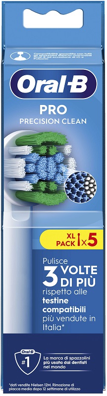 ORALB PRECISIONCLEAN REFILL 5 PEZZI - Farmacia De Pasquale