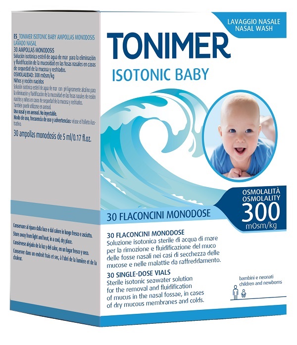 TONIMER ISOTONIC 300 BABY 12FL - Farmacia De Pasquale