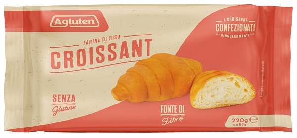 AGLUTEN CROISSANT CLASSICI 4 PEZZI DA 50 G LATTE DELATTOSATO - Farmacia De Pasquale