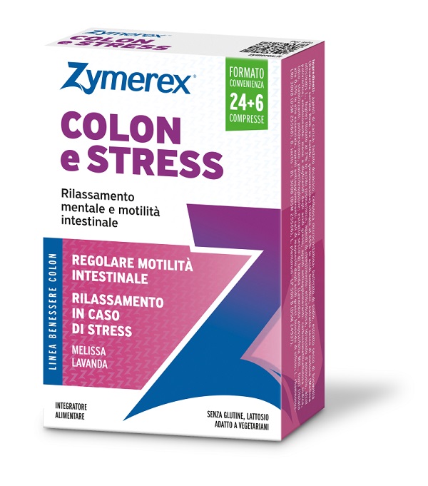ZYMEREX COLON E STRESS 30 COMPRESSE SENZA GLUTINE SENZA LATTOSIO - Farmacia De Pasquale