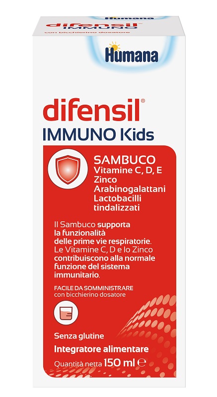 DIFENSIL IMMUNO KIDS 150 ML SENZA GLUTINE - Farmacia De Pasquale