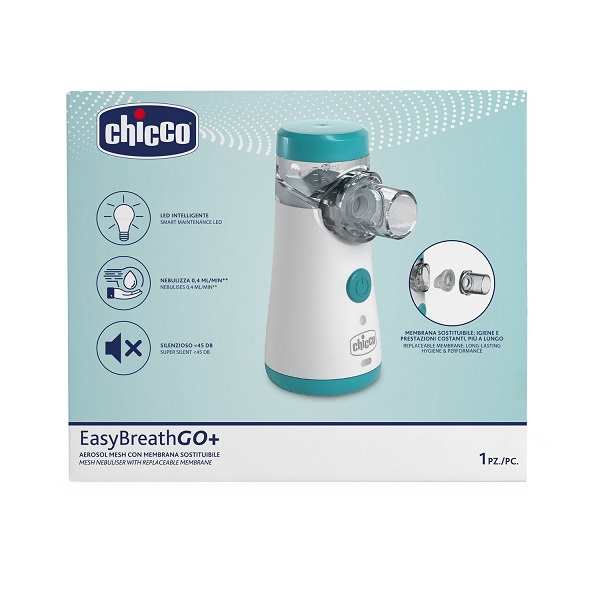 CHICCO EASY BREATH GO+ AEROSOL MESH CON MEMBRANA SOSTITUIBILE - Farmacia De Pasquale