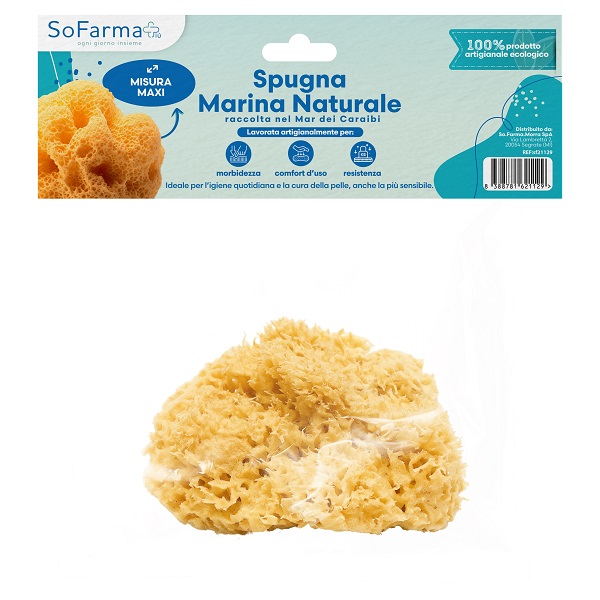 SPUGNA MARINA NATURALE MAXI SOFARMAPIU' - Farmacia De Pasquale