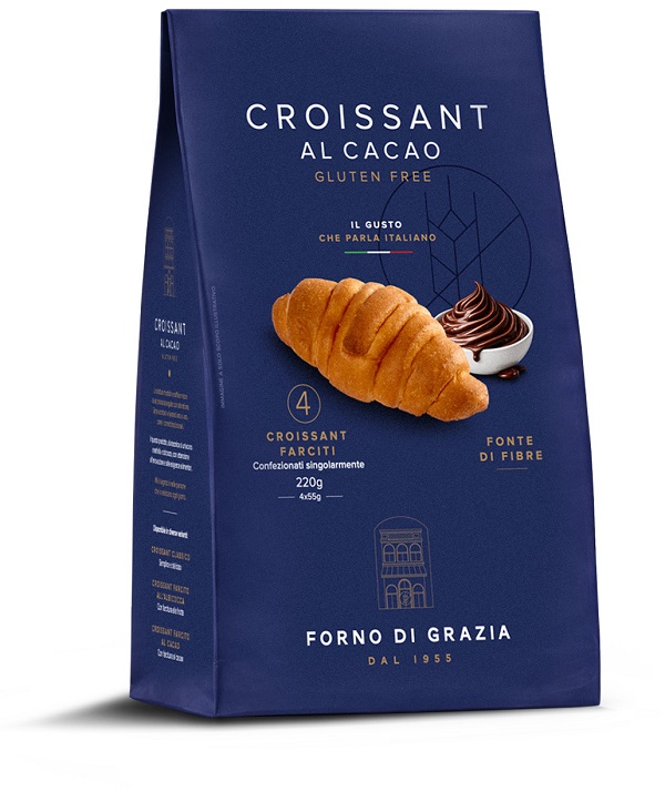 FDG CROISSANT CACAO 4 PEZZI DA 55 G - Farmacia De Pasquale