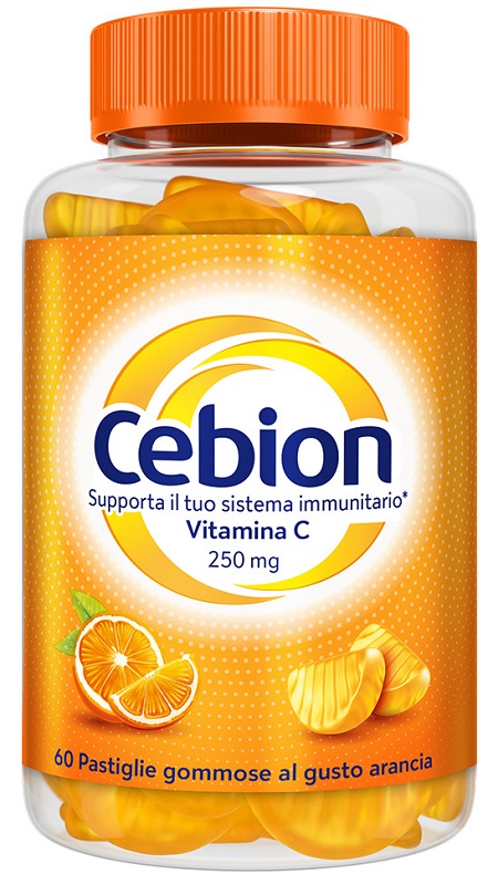 CEBION 60 PASTIGLIE GOMMOSE GUSTO ARANCIA - Farmacia De Pasquale