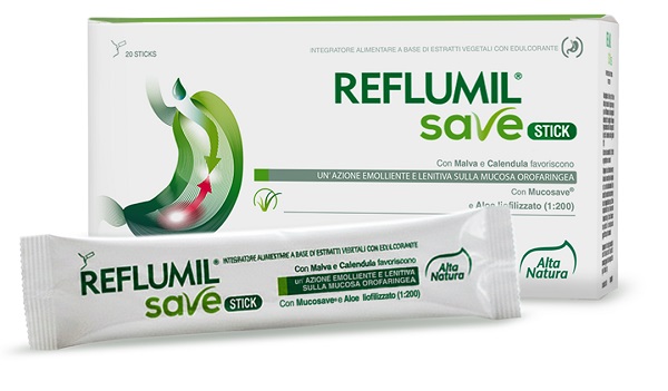 REFLUMIL SAVE 20 STICK 15 ML CON EDULCORANTE - Farmacia De Pasquale