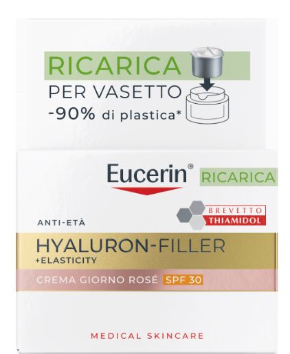 EUCERIN HYALURON FILLER+ ELASTICITY CREMA GIORNO ROSE' SPF30 50 ML - Farmacia De Pasquale