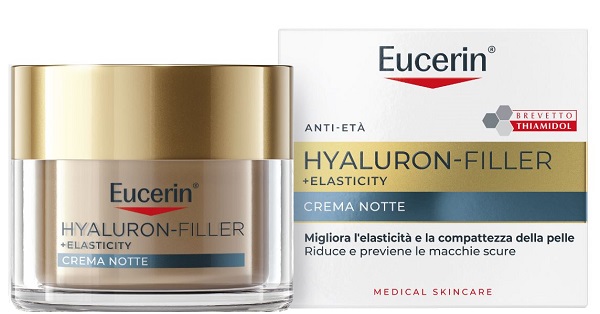 EUCERIN HYALURON FILLER+ ELASTICITY CREMA NOTTE 50 ML - Farmacia De Pasquale