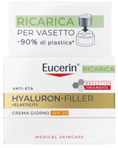EUCERIN HYALURON FILLER+ ELASTICITY CREMA GIORNO SPF30 REFILL 50 ML - Farmacia De Pasquale