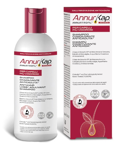 ANNURKAP ADVANCED SHAMPOO COADIUVANTE ANTICADUTA 200 ML - Farmacia De Pasquale