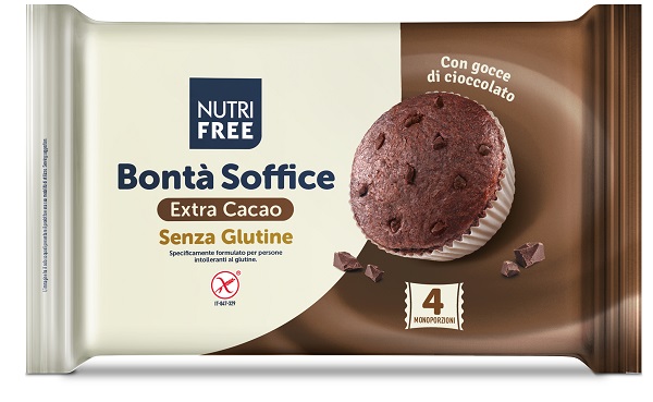NUTRIFREE BONTA' SOFFICE EXTRA CACAO 140 G SENZA GLUTINE - Farmacia De Pasquale