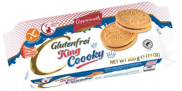 COPPENRATH BISCOTTI KING COOOKY NO GLUTINE LATTOSIO 200 G - Farmacia De Pasquale