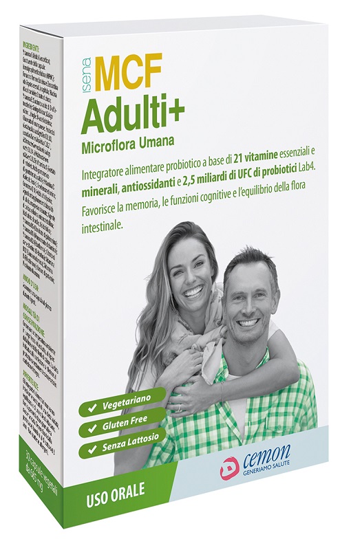 MCF ADULTI+ 30 CAPSULE VEGETALI 685 MG SENZA GLUTINE SENZA LATTOSIO - Farmacia De Pasquale