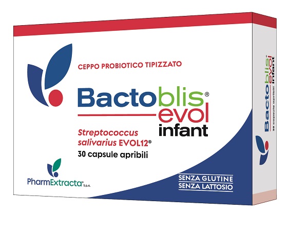 BACTOBLIS EVOL INFANT 30 CAPSULE APRIBILI SENZA GLUTINE SENZA LATTOSIO - Farmacia De Pasquale