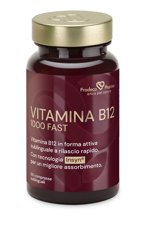 PRODECO INSYN VITAMINA B12 1000 FAST 60 COMPRESSE SUBLINGUALI - Farmacia De Pasquale