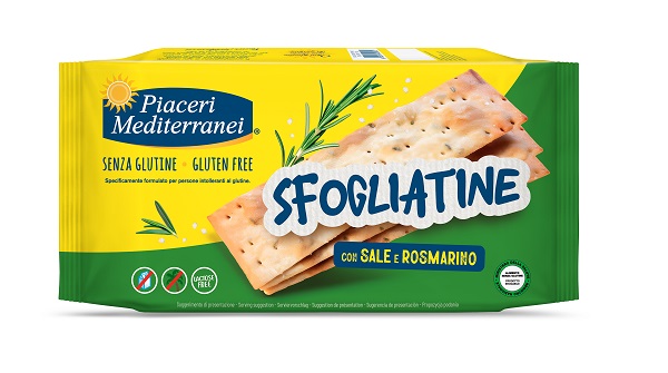 PIACERI MEDITERRANEI SFOGLIATINE 120 G - Farmacia De Pasquale