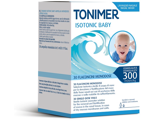 ISOTONIC BABY TONIMER 30 FLACONCINI MONODOSE 5 ML - Farmacia De Pasquale