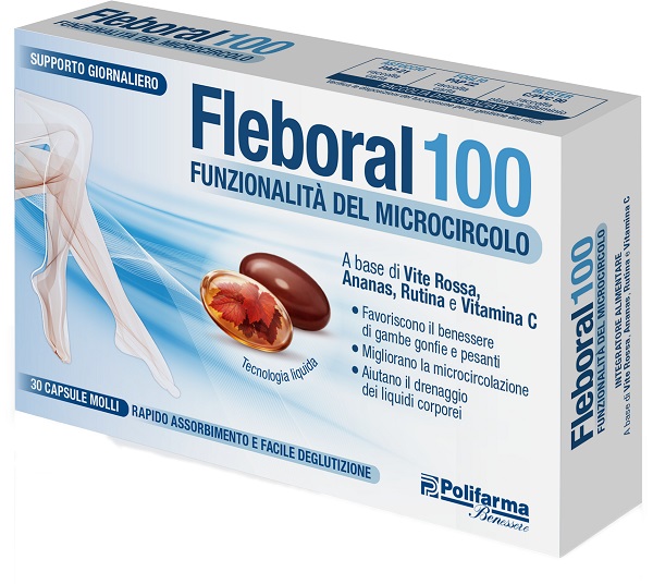 FLEBORAL 100 30 CAPSULE MOLLI - Farmacia De Pasquale
