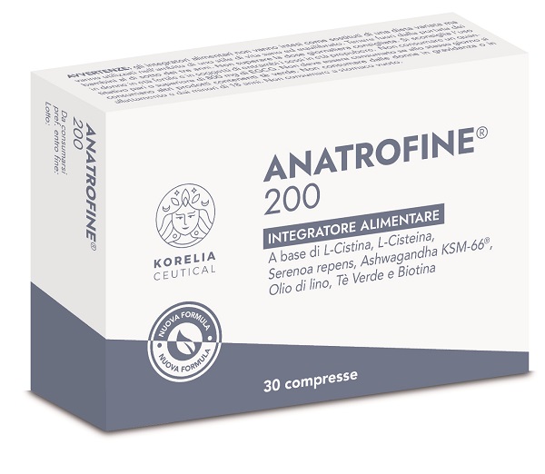 ANATROFINE 200 30 COMPRESSE 1000 MG SENZA GLUTINE SENZA LATTOSIO - Farmacia De Pasquale