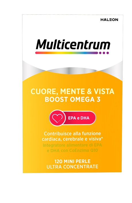 MULTICENTRUM OMEGA BOOST 120 MINI PERLE ULTRACONCENTRATE - Farmacia De Pasquale