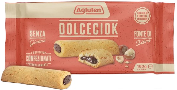 AGLUTEN DOLCECIOK TAGLIO PREZZO 4 PEZZI DA 40 G - Farmacia De Pasquale
